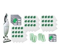 Kit 36 Sacchetti compatibili per Folletto VK200 MCS002B , 36 Profumi MCS009A, 4 filtri MCS0011A