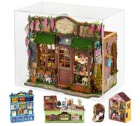 Kit 3D Book Nook squisito fatto a mano fai da te per casa delle bambole in miniatura, articoli per la casa delle bambole in miniatura, casa dei fiori per la creatività, regalo di compleanno di