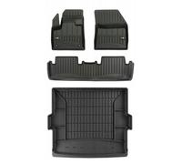 Kit 3D di tappetini per auto e tappetino per bagagliaio per DS7 Crossback dal 20