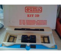 kit 3d EUMIG Fotografia tridimensionale stereoscopica VISORE occhialini polarizz