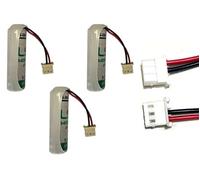 KIT 3PZ, My Brand, Italcell - Saft batteria litio 3, 6 V compatibile antifurto allarme Tecnoallarm