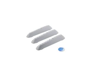 KIT 3PZ TRASCINATORE AGITATORE CESTO LAVATRICE ELECTROLUX ORIGINALE 4055367900