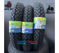 KIT 3x 3.00-10 42J MICHELIN S83 DOT/ANNO 2025/24 VESPA-PX XL SPECIAL APE 50 GOMM