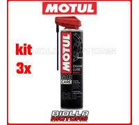 KIT 3X 400ML SPRAY PER CATENE MOTUL C2 CHAIN LUBE ROAD 400ML - 3x 102981