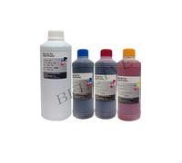 KIT 3x 500ml + 1 x 1000ml inchiostro Ricarica Cartucce per Brother Cano Epson HP