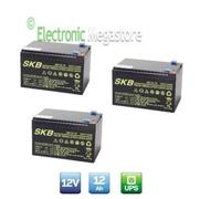 KIT 3x BATTERIA A PIOMBO 12V 12AH RICARICABILE PER BICI ELETTRICA 36V