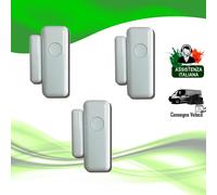 Kit 3x Contatto Porta Magnetico Wireless 433 Mhz DynaSun Home DSM01C Allarme