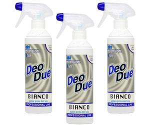 Kit 3x Deo Due BIANCO 500ml - DeoDue Deodorante Profumatore Ambiente ChimiClean