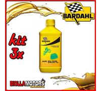 KIT 3X LITRO BARDAHL AIR FILTER SPECIAL OIL PULITORE PER SPUGNE FILTRO 1LT - 3x