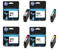 KIT 4 5 CARTUCCE HP ORIGINALI 903 T6L87AE T6L91AE T6L95AE T6L99AE BK C M Y