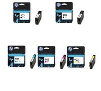 KIT 4 5 CARTUCCE HP ORIGINALI 903 T6L87AE T6L91AE T6L95AE T6L99AE BK C M Y
