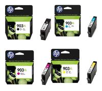 KIT 4 5 CARTUCCE HP ORIGINALI 903 XL T6M03AE T6M07AE T6M11AE T6M15AE BK C M Y