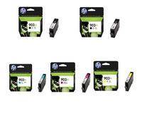 KIT 4 5 CARTUCCE HP ORIGINALI 903 XL T6M03AE T6M07AE T6M11AE T6M15AE BK C M Y