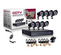 Kit 4/8 Telecamere Video Sorveglianza AHD IP Cloud DVR 4/8 Canali HD Infrarossi 5G (Kit 8 Telecamere)