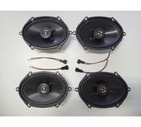 Kit 4 altoparlanti casse + cavi per Ford KA 96-08 Anteriori e Posteriori