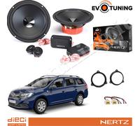 Kit 4 Altoparlanti Casse Hertz Dsk 165.3 ANT=POST per Dacia Lodgy dal 2012