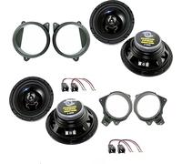 KIT 4 altoparlanti casse per PEUGEOT 207 con adattatori e supporti