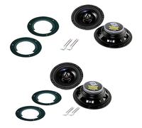 KIT 4 altoparlanti casse per Suzuki/Fiat Sedici con adattatori e supporti