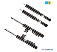 Kit 4 Ammortizzatori a Gas Bilstein B4 Smart FORTWO 451 0.8 CDI 1.0 Coupè Cabrio