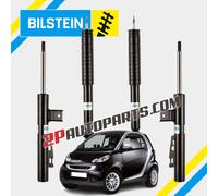 KIT 4 AMMORTIZZATORI A GAS BILSTEIN B4 SMART FORTWO 451 0.8 CDI 1.0 COUPÈ CABRIO