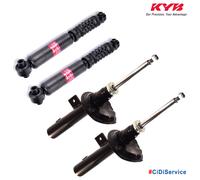 Kit 4 Ammortizzatori a Gas KYB Excel G Peugeot 206 1.4 1.6 2.0 HDi 1.4 16V