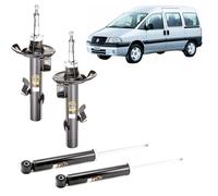 KIT 4 AMMORTIZZATORI ANT E POST PER FIAT SCUDO E CITROEN JUMPY FINO AL 2006