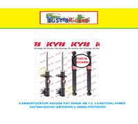 Kit 4 Ammortizzatori Ant/Post. KAYABA FIAT PANDA 169 1200 1.4 non NATURAL POWER