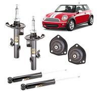 KIT 4 AMMORTIZZATORI ANT + POST PER MINI COOPER R56 R57 + 2 SUPPORTI ANTERIORI