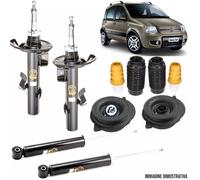 KIT 4 AMMORTIZZATORI ANT+POST + SUPPORTI + TAMPONI FIAT PANDA 169 4x4 Nat. Power