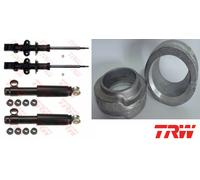 KIT 4 AMMORTIZZATORI ANT + POST TRW + RIALZO ANT 3CM FIAT PANDA 4x4 1986/2003