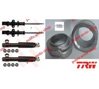 KIT 4 AMMORTIZZATORI ANT + POST TRW + RIALZO ANT 3CM FIAT PANDA 4x4 1986/2003