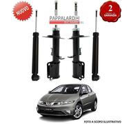 KIT 4 AMMORTIZZATORI ANTERIORI + POSTERIORI HONDA CIVIC VIII DAL 2005 AL 2012