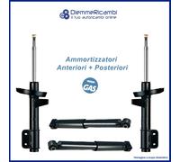 KIT 4 AMMORTIZZATORI ANTERIORI + POSTERIORI PER PEUGEOT 407 04->