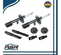 KIT 4 AMMORTIZZATORI ANTERIORI POSTERIORI+SUPPORTI+TAMPONI FINE CORSA PANDA 169