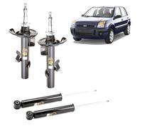 KIT 4 AMMORTIZZATORI COMPLETO ANTERIORI E POSTERIORI PER FORD FUSION 1.4 E 1.6