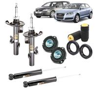 KIT 2 AMMORTIZZATORI + 2 SUPPORTI + 2 TAMPONI POSTERIORI VW GOLF V (OVALE)