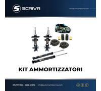 KIT 4 AMMORTIZZATORI COMPLETO CON SUPPORTI TAMPONI ANTERIORI FIAT PANDA 169 4x4