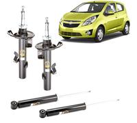 Kit 4 ammortizzatori completo SPARK M300 1.0 1.2 benzina GPL dal 2010 al 2024