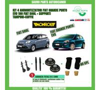 KIT 4 AMMORTIZZATORI FIAT GRANDE PUNTO EVO 199/500L + SUPPORTI +TAMPONI