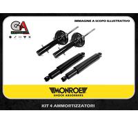 Kit 4 ammortizzatori Fiat Punto 2 188 1.3 JTD 16V 70 CV 1.2 8v dal 06/03 Monroe