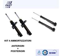 Kit 4 Ammortizzatori Gas FAST Fiat Punto (188) 1.2 8V 16V 1.4 1.3 JTD 1999<2009