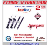 KIT 4 AMMORTIZZATORI JAPANPARTS PEUGEOT 308 -NUOVI- JAPKO-ASHIKA ANT+POST