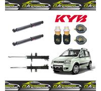 KIT 4 AMMORTIZZATORI KYB + TAMPONI E SUPPORTI UNIGOM PER FIAT PANDA 169 1.2