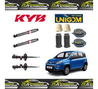 KIT 4 AMMORTIZZATORI KYB + TAMPONI E SUPPORTI UNIGOM PER FIAT PANDA 312 dal 2012
