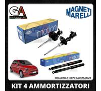 Kit 4 Ammortizzatori Magneti Marelli Completo per Fiat 500 500 C 312 dal 2007
