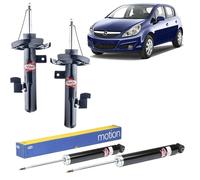 KIT 4 AMMORTIZZATORI MAGNETI MARELLI COMPLETO PER OPEL CORSA D DAL 2006