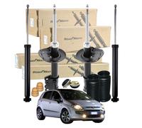 Kit 4 Ammortizzatori Monroe Fiat Grande Punto con Supporti e Tamponi