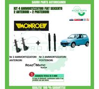 KIT 4 AMMORTIZZATORI MONROE FIAT SEICENTO (187) DAL 1998 2010 - 600 NUOVI