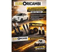 KIT 4 AMMORTIZZATORI MONROE ROAD + TAMPONI + SUPPORTI FIAT CINQUECENTO 500 (312)