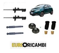 KIT 4 AMMORTIZZATORI MONROE ROADMATIC LANCIA YPSILON 312 + SUPPORTI + TAMPONI